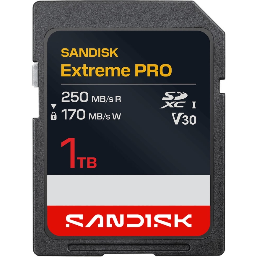 SanDisk 1 TB Extreme PRO UHS-I U3 V30 SD atminties kortelė