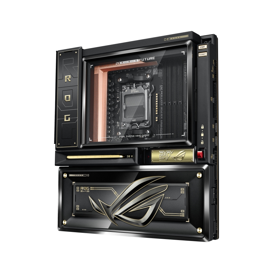 ASUS ROG Crosshair X870E Edition 20 ATX motherboard, AMD AM5 – 4