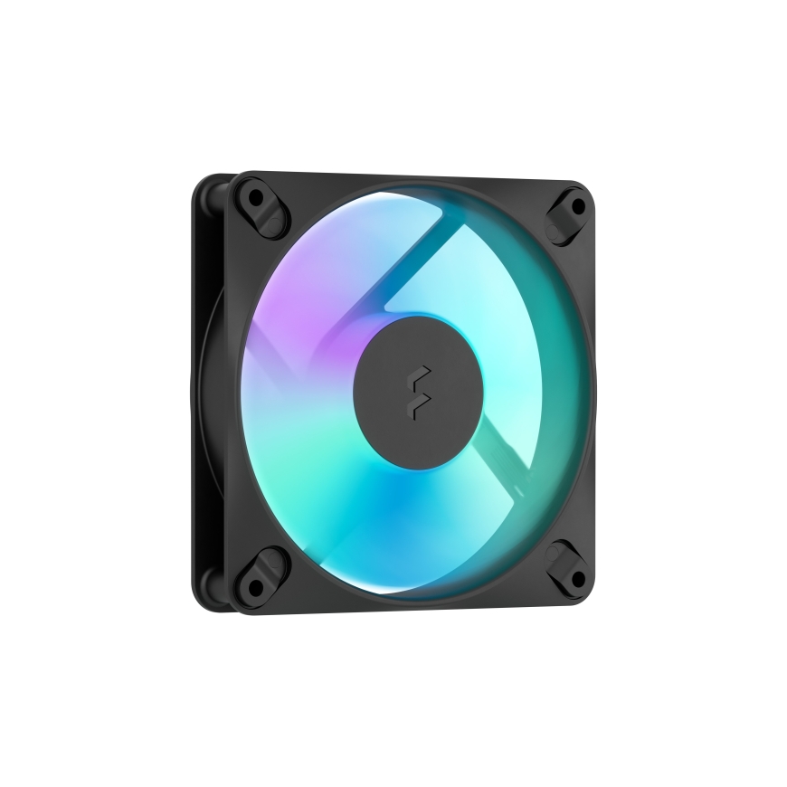 Fractal Design Dynamic 3 12 RGB 120 mm PWM korpuseventilaator ARGB-LED-valgusega, must
