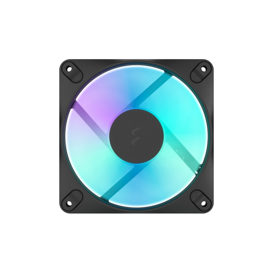 Fractal Design Dynamic 3 12 RGB 120 mm PWM korpuseventilaator ARGB-LED-valgusega, must – 3