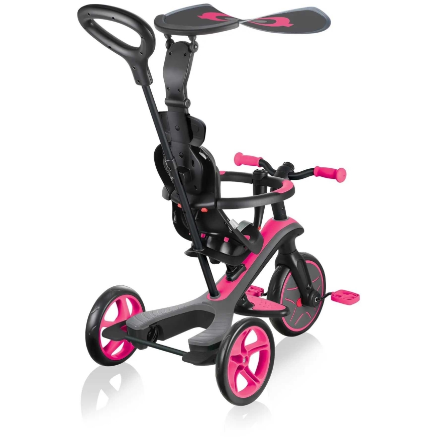 GLOBBER Explorer Trike 4in1 Vaaleanpunainen – 3