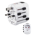 Hama World Travel Pro elektripistiku adapter Universaalne Valge Hama World Travel Pro elektripistiku adapter Universaalne Valge