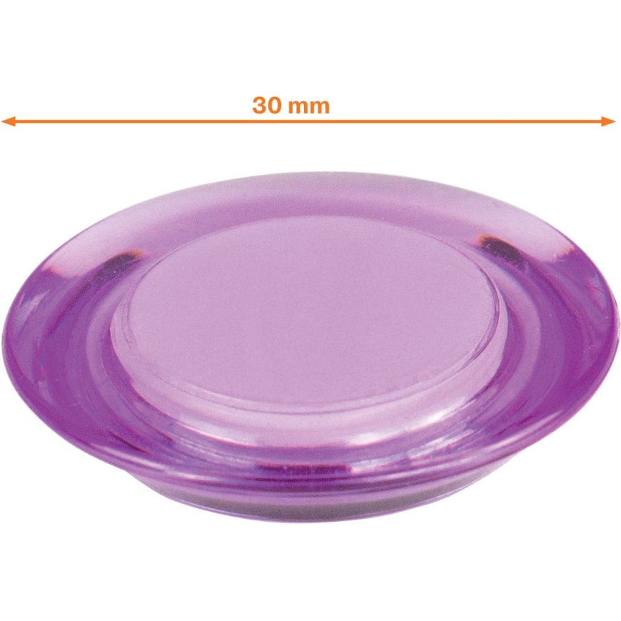 Nobo - magnetai, 30 mm, spalvų asortimentas, 6 vnt – 2