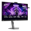 AOC AGON PRO AG276QSG2 monitori 68,6 cm (27") 2560 x 1440 pikseļi Quad HD Melns, Pelēks