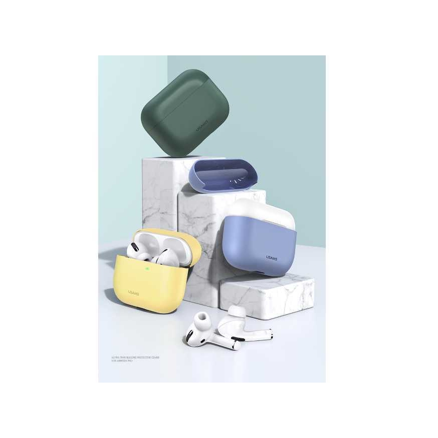 Usams "Soft Skin AirPods Pro Case" Green – 2