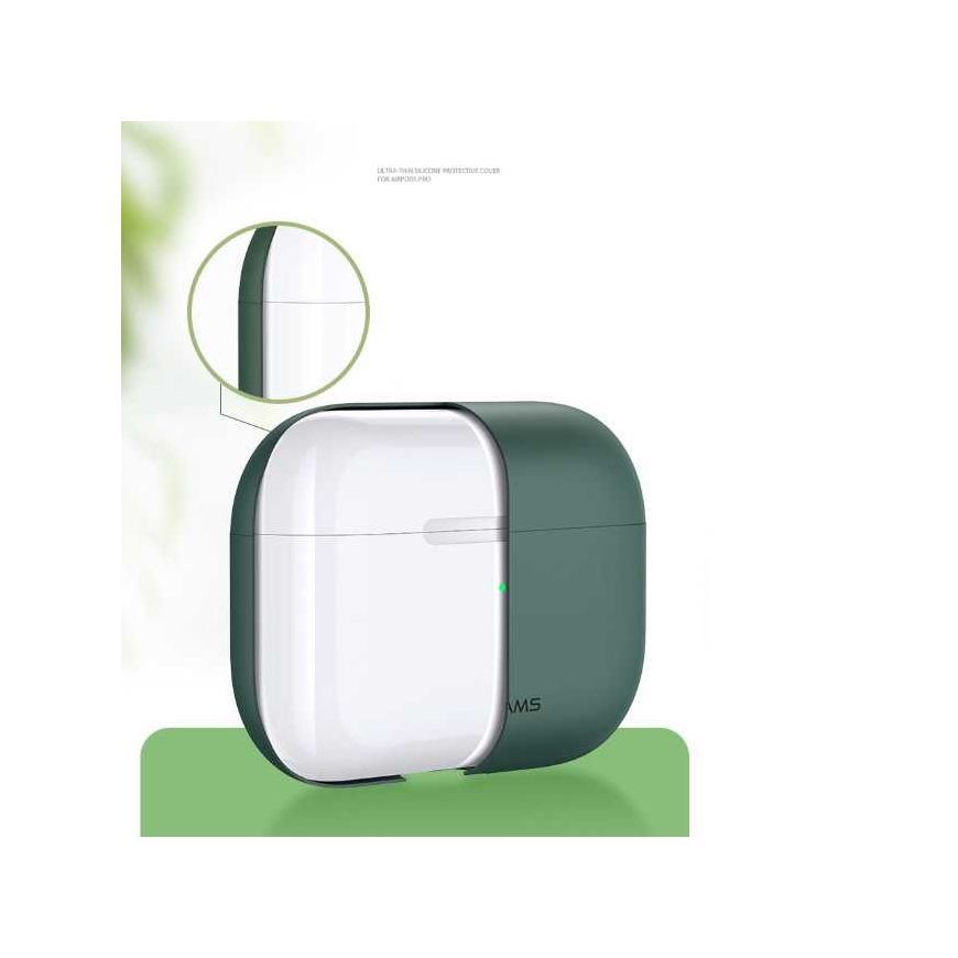 Usams "Soft Skin AirPods Pro Case" Green – 4