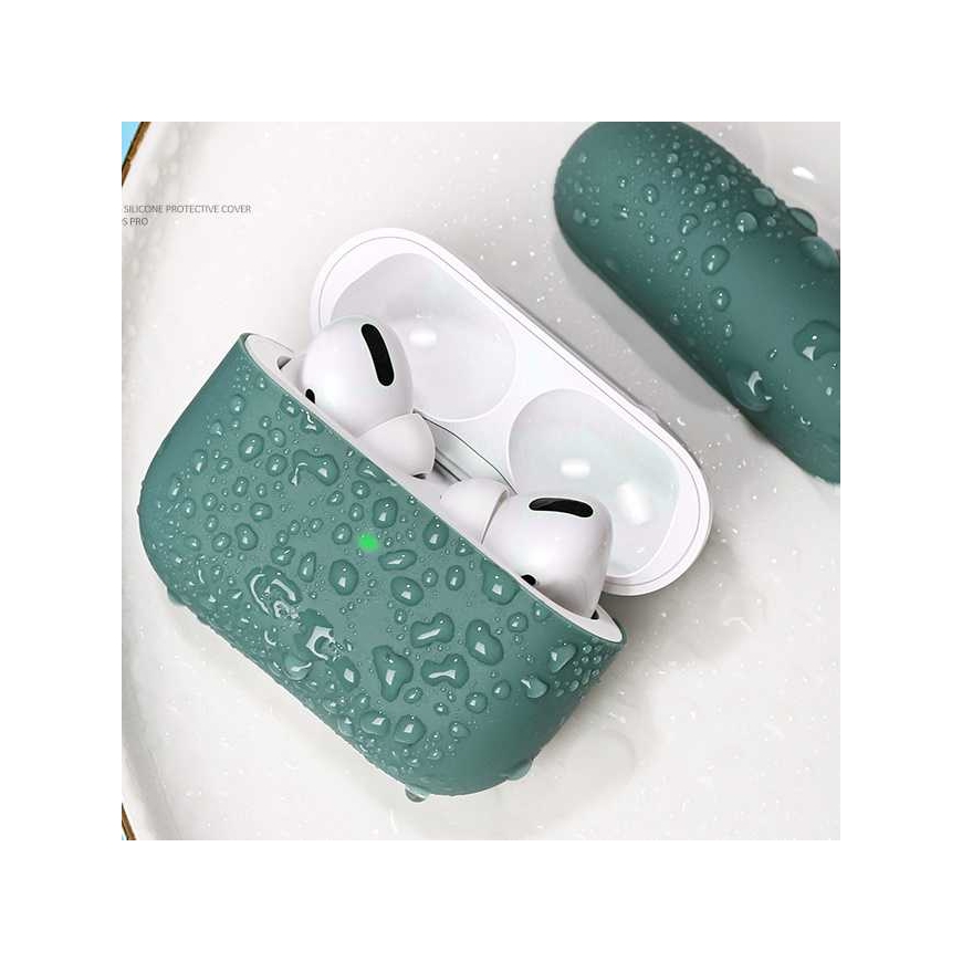 Usams "Soft Skin AirPods Pro Case" Vihreä – 5