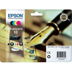 Epson T1626 Juodas, Mėlynas, Magenta, Geltonas