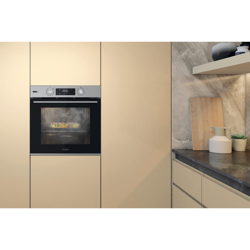 Whirlpool OMSK58HU1SX 71 L Melns, Nerūsējošs tērauds – 4