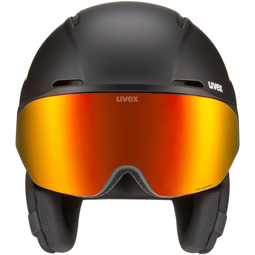 UVEX Horizon CV MIPS slēpošanas ķivere, melna, izmērs 56–60
