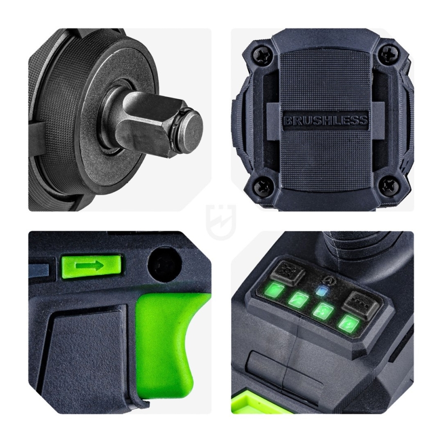 Бесщеточный ударный гайковерт 20 В W04604 WUBER – 3