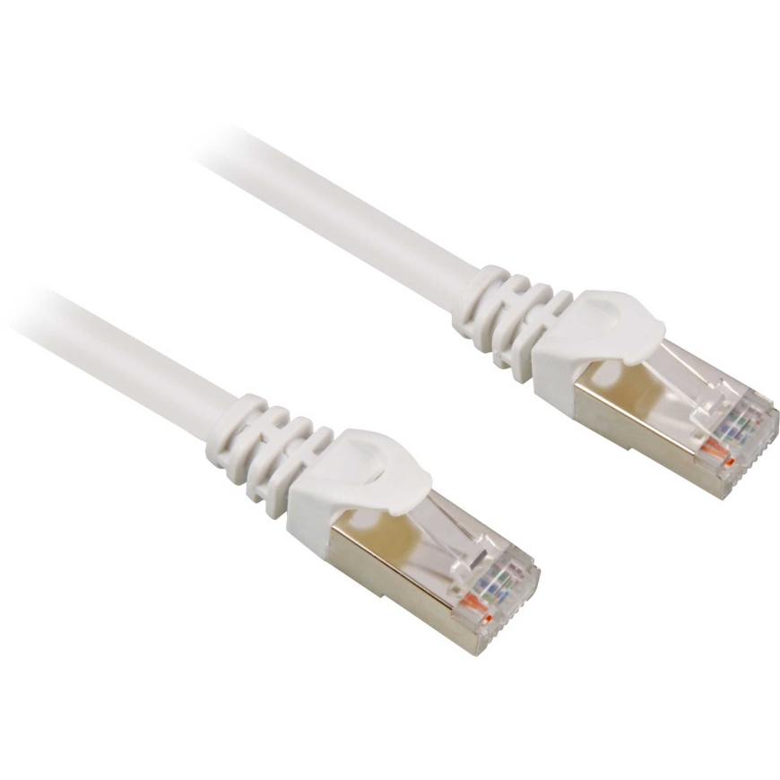 Sharkoon Patch kabelis RJ45 Cat.6 SFTP (balta, 15 metrų)