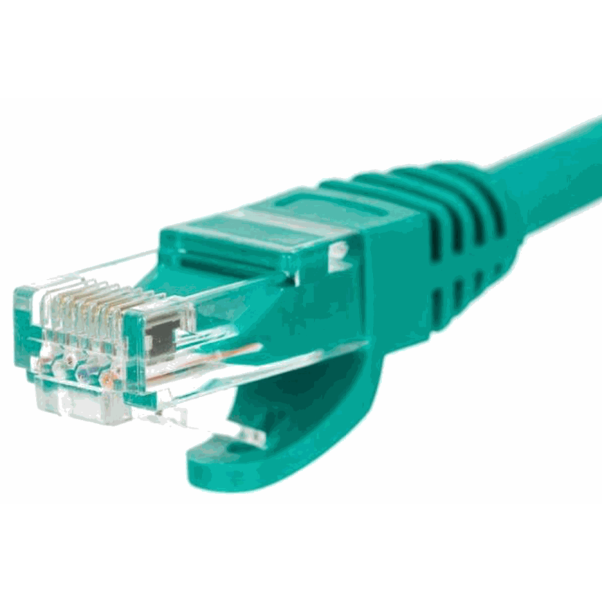 Netrack Patchcord U/UTP Cat.5e 1m žalias