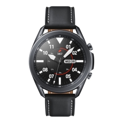 Samsung Galaxy Watch3 3,56 cm (1.4") OLED 45 mm Digitaalinen 360 x 360 pikseliä Kosketusnäyttö Musta Wi-Fi GPS (satelliitti)