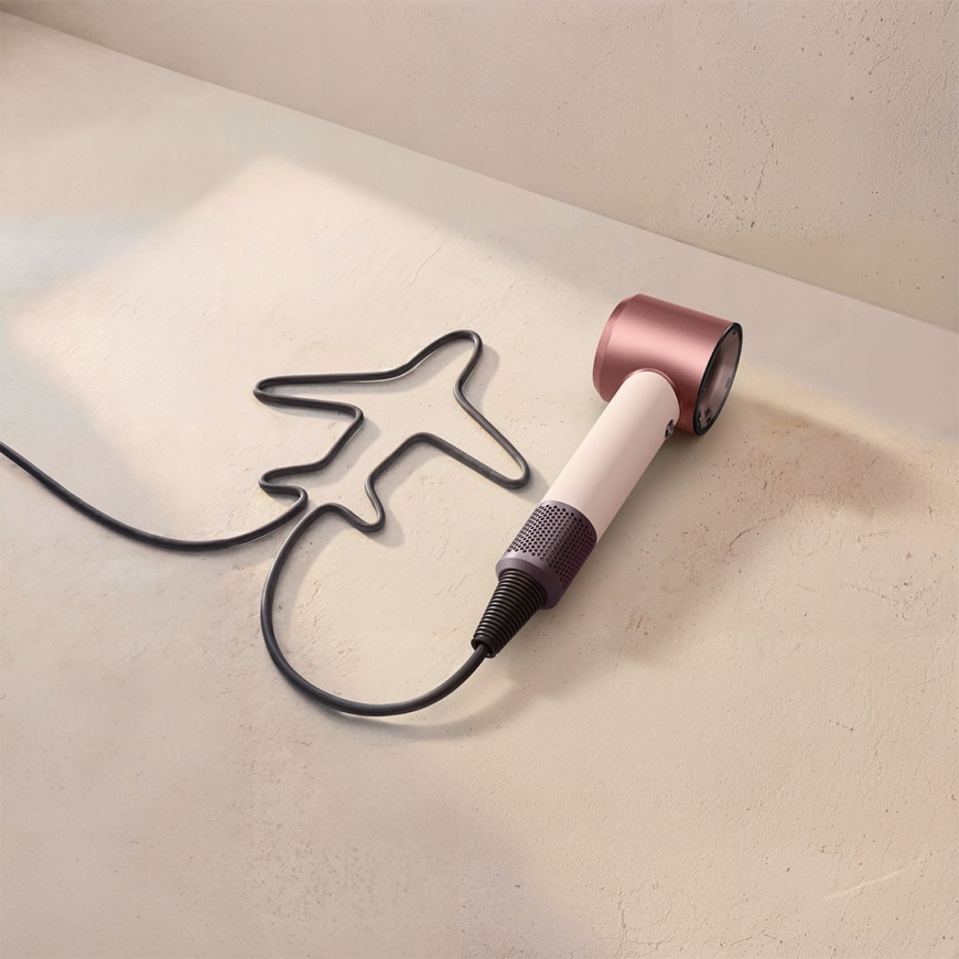 Dyson Supersonic Travel™ hiustenkuivaaja, Ceramic Pink / Rose Gold – 3