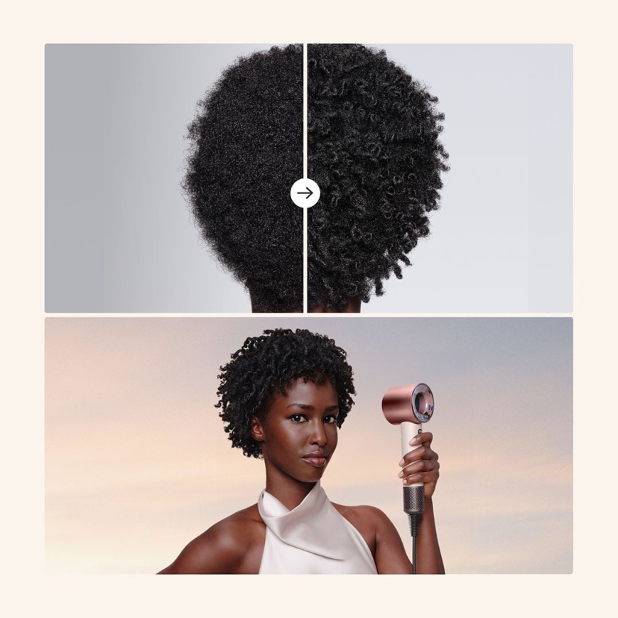 Dyson Supersonic Travel™ matu fēns, keramikas rozā / rozā zelta – 4