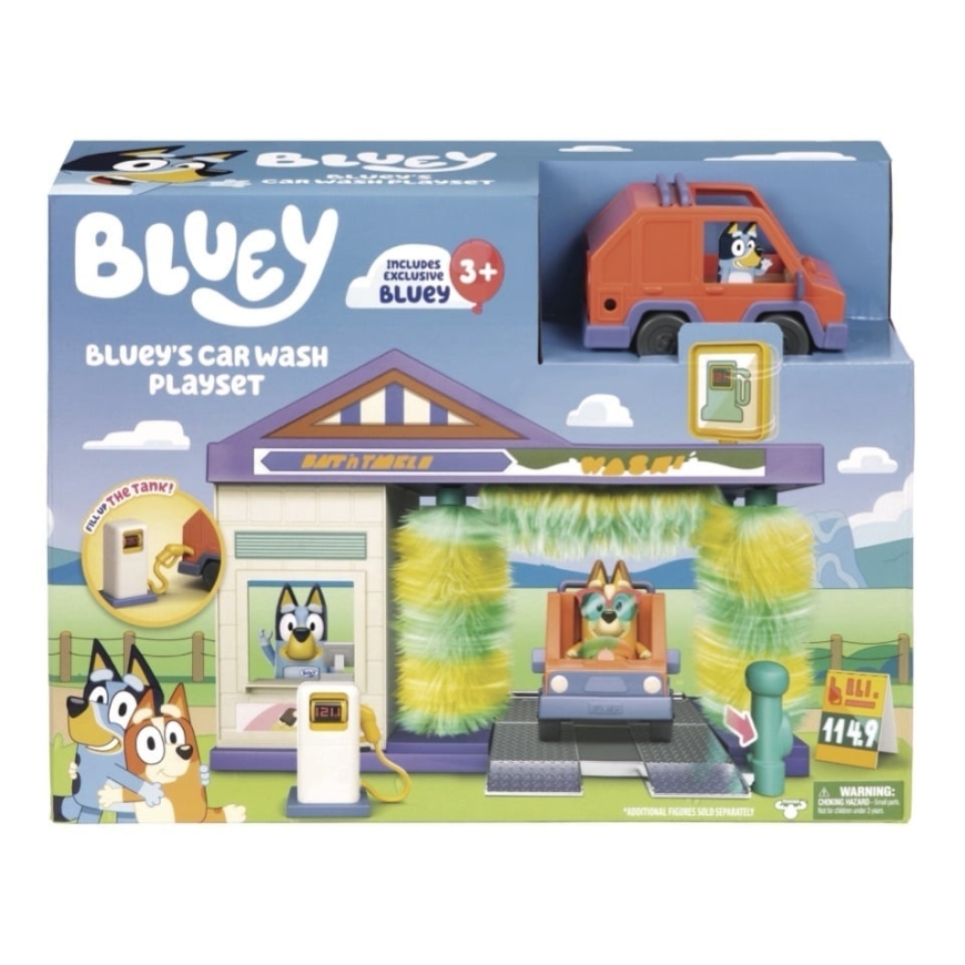Набор для игры в автомойку Bluey