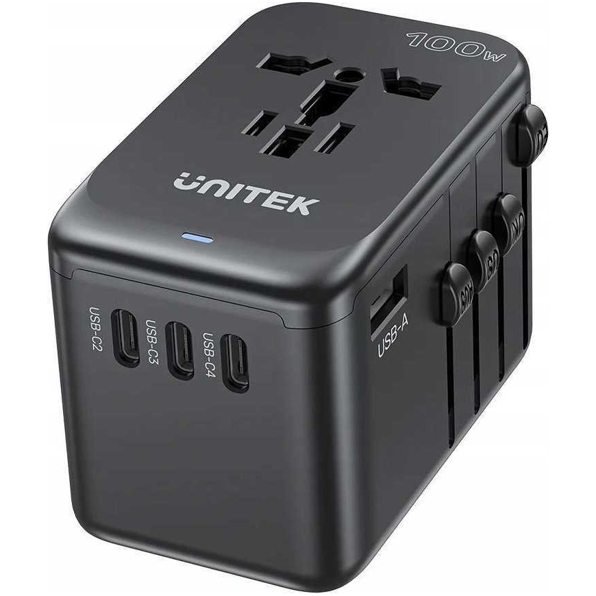 UNITEK P1123ABK01 100W PD Musta