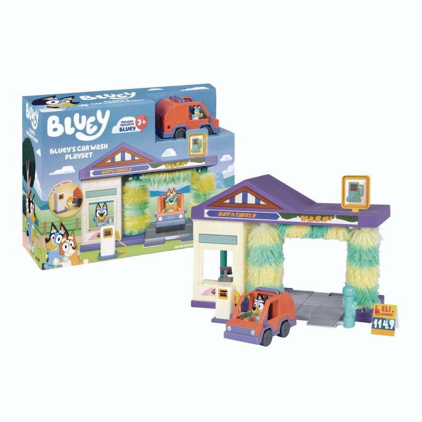 Bluey autopesula mänguasjakomplekt – 5