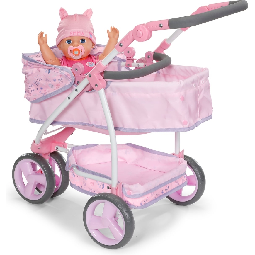 Коляска для кукол BABY born с цветочным узором – 2
