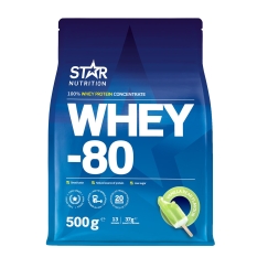 Star Nutrition Whey-80 Vanilla Pear protein powder, 500 g
