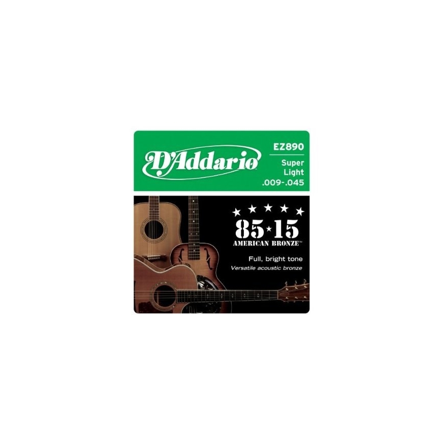D'Addario EZ890 - acoustic guitar strings (09-45)
