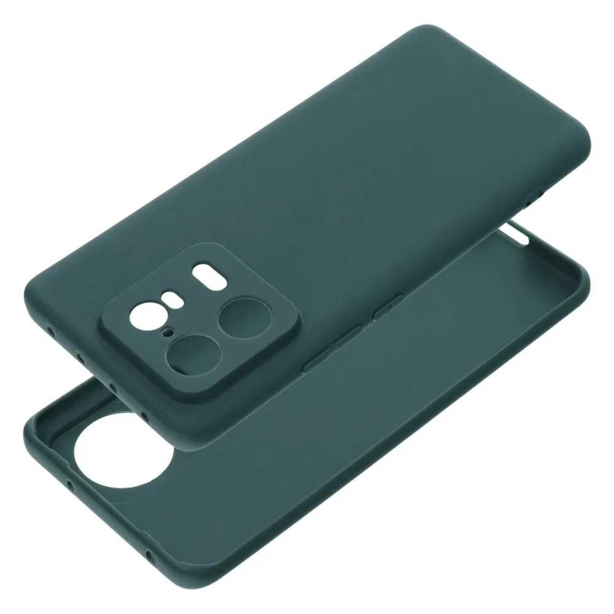 Riff silikono matinė galinė dėžutė Xiaomi 13 Lite tamsiai žalia