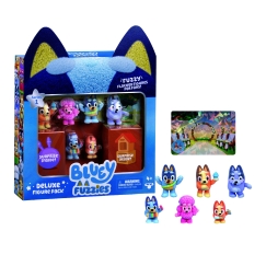 BLUEY Fuzzies mini figūriņas, 8 gab.