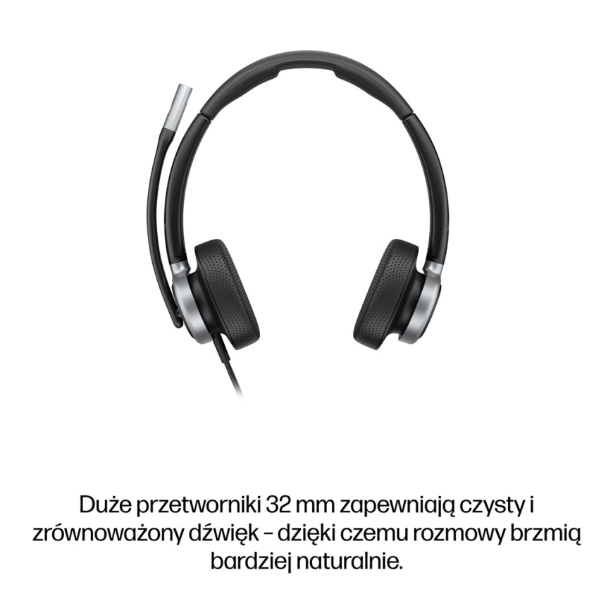 HP Poly Mission 625 Stereo USB Wired Peakle – 5