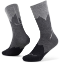 BUFF Мериносовый легкий носок Crew Sock LWC3, черный L BUFF Мериносовый легкий носок Crew Sock LWC3, черный L