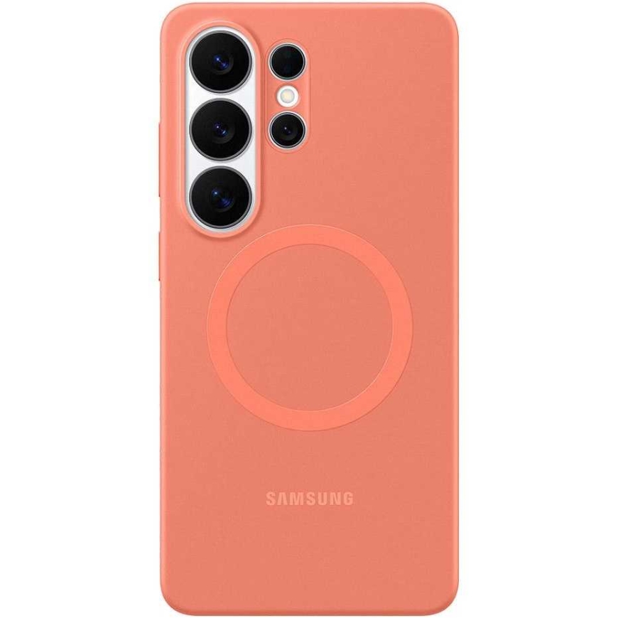 Samsung Silicone Magnet -kuori Galaxy S26 Ultra korallinpunainen – 4