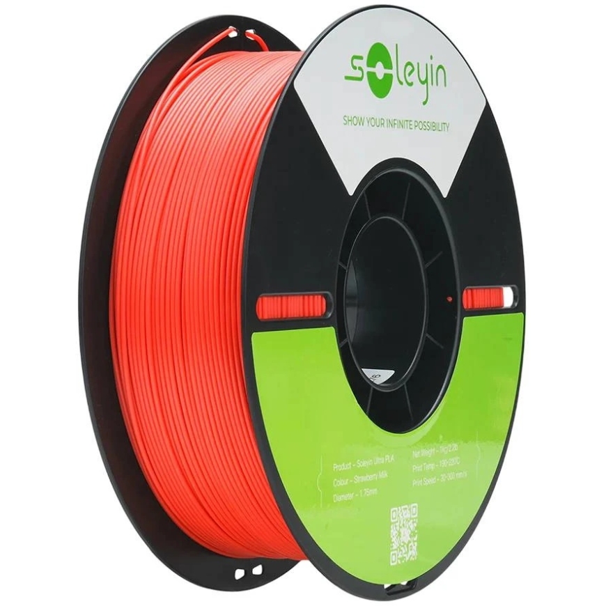 Creality „Soleyin Ultra PLA“ plastik 1kg, maasika piimavärvi (3301010510) – 2