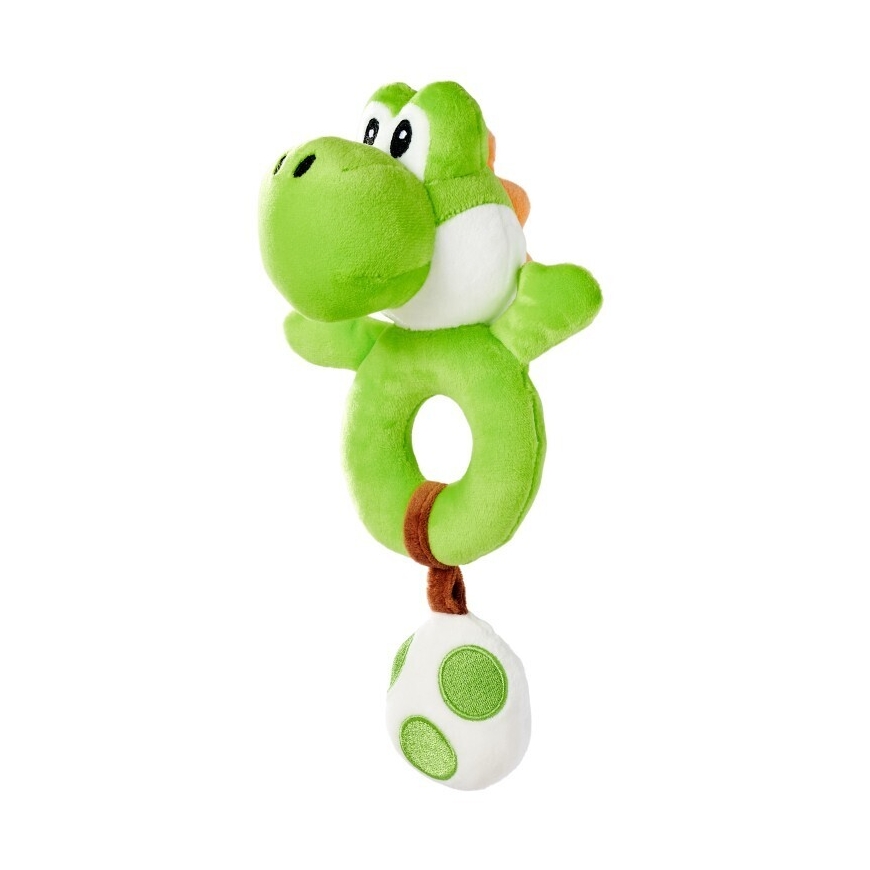 My Mario - Yoshi, мягкий кольцевой погремушка – 3