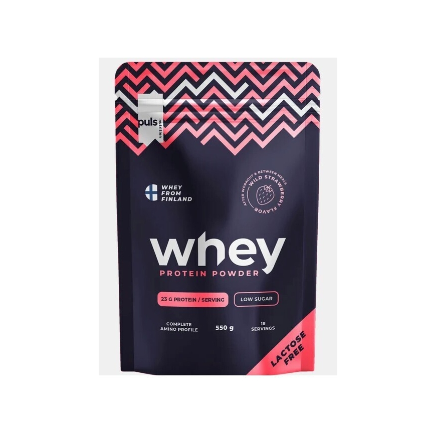 Puls Nutrition Whey valgujahu, metsmaasikas, 550 g