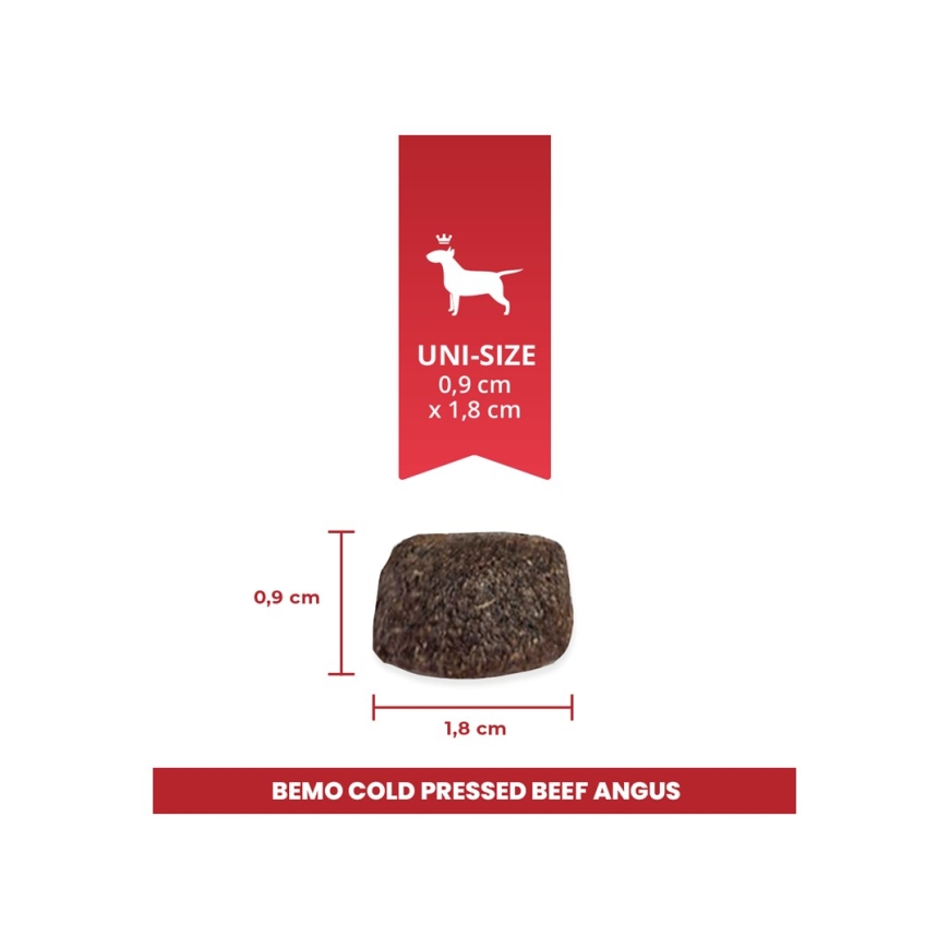 BEMO Cold Pressed Beef Angus Mono - dry dog food - 3kg – 2