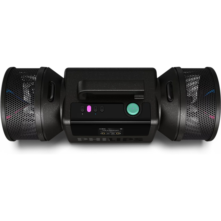 Philips Moving Sound The Tube TAMS80B/00 nešiojamas boomblaster, juodas – 5