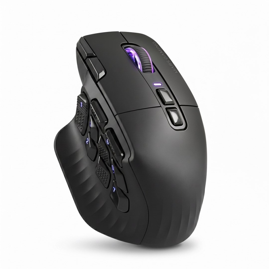 Mars Gaming MMWHEX16 mouse Right-hand Bluetooth Optical 24000 DPI