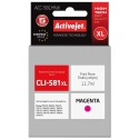 Activejet ACC-581MNX rašalas (CLI-581M XL pakaitalas Supreme 11,70 ml raudonos spalvos)