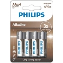 Philips LR6A4B/10 4 tk