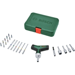 Шуруповерт-рай screwdriver Bosch Powertools с битами и T-образной ручкой,