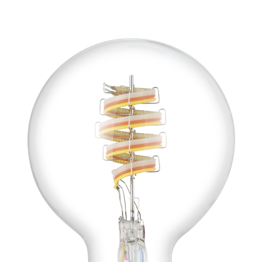 Eglo Connect.z viedā spuldze, E27, G80, RGBW, 7 W, 806 lm, caurspīdīga, 1gab – 2