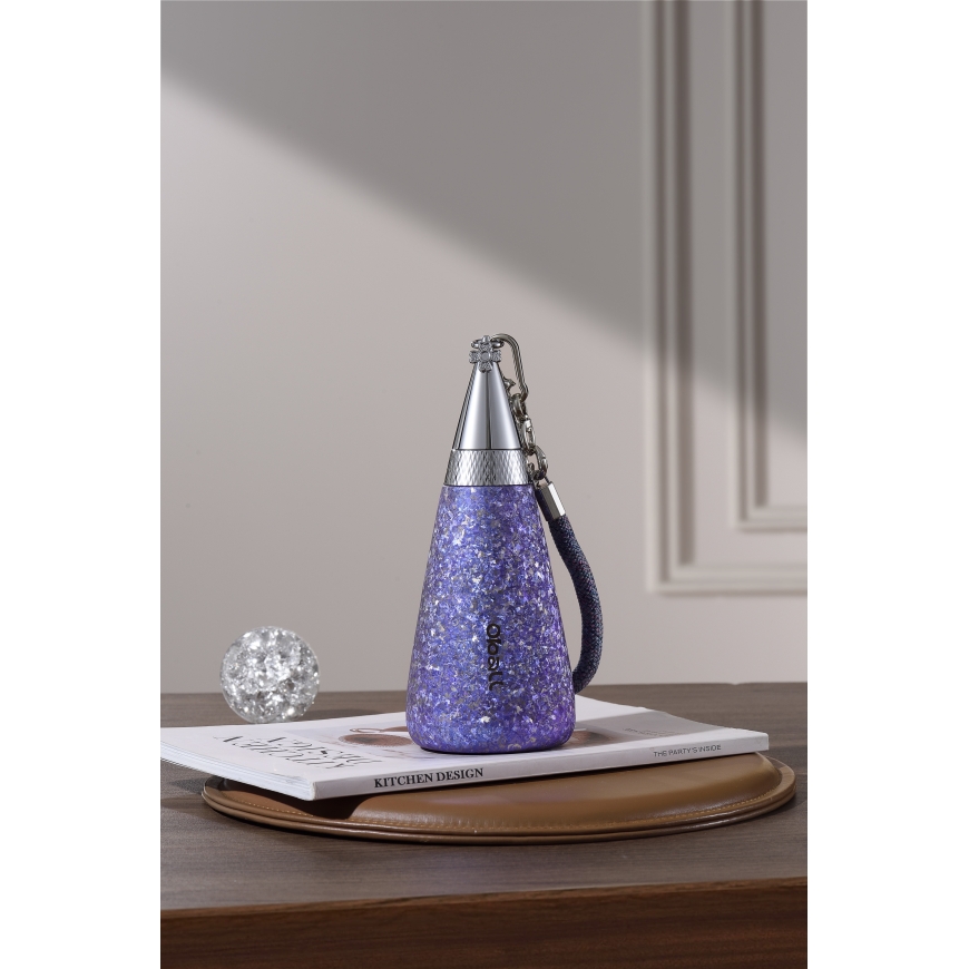 Oball Iconic titanium bottle 350 ml, purple – 3