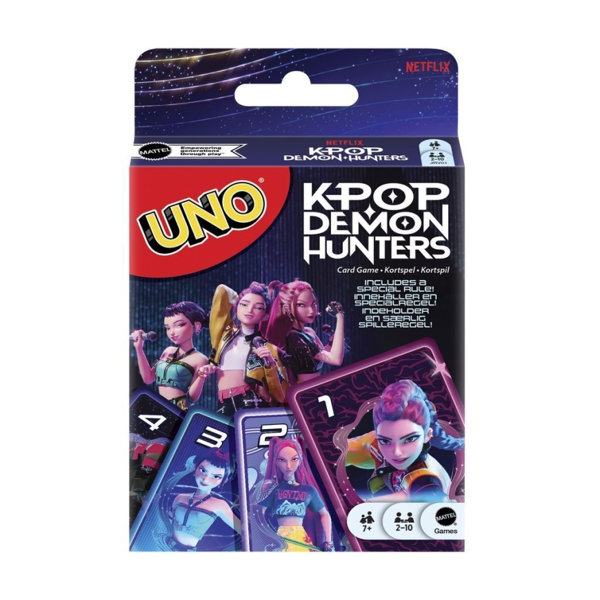 UNO K-Pop Demon Hunters card game