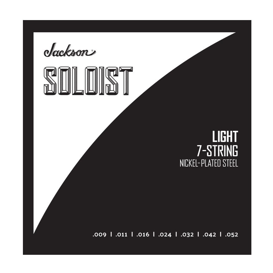 Jackson® Soloist™ 7 String Light электрогитарные струны, 9 - 52