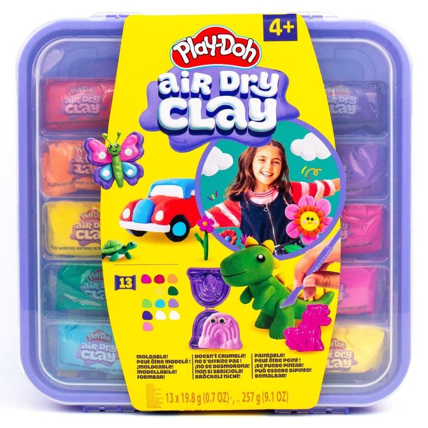 Play-Doh õhukuiv savi roosas kotis