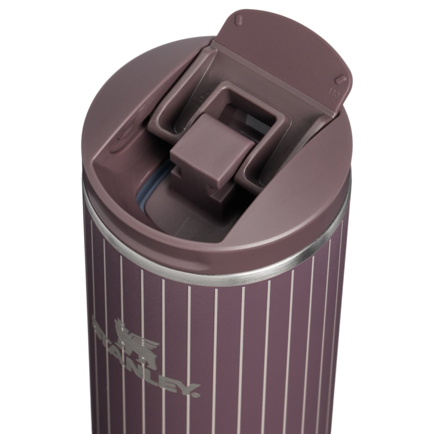 Stanley The Transit FlipTop Mug thermos mug, 470 ml, Fig Pinstripe – 2