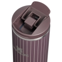 Stanley The Transit FlipTop Mug thermos mug, 470 ml, Fig Pinstripe Stanley The Transit FlipTop Mug thermos mug, 470 ml, Fig Pinstripe