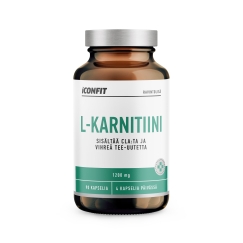 ICONFIT L-Karnitiini (Sisältää CLA:ta ja vihreä tee-uutetta), 1000 mg, 90 kaps