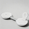 FoneKit Mini 3-in-1 bezvadu Qi2 25W uzlādes paliktnis, sudrabaini-balts