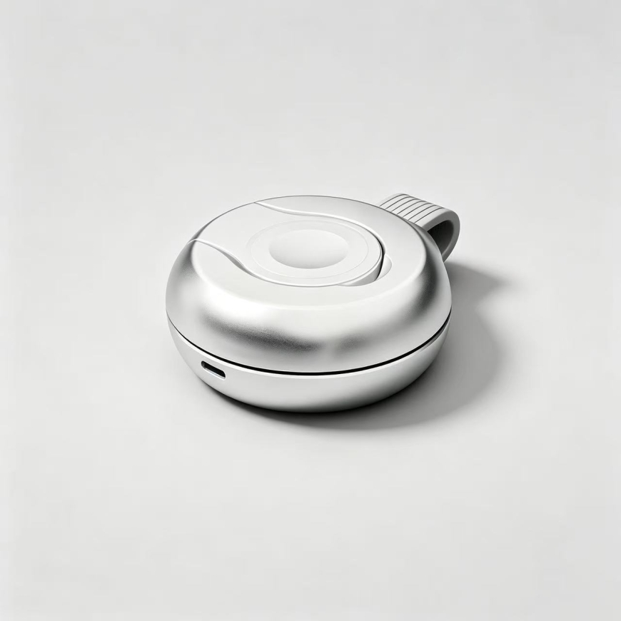 FoneKit Mini 3-in-1 Wireless Qi2 25W Charging Pad, Silver-White – 5